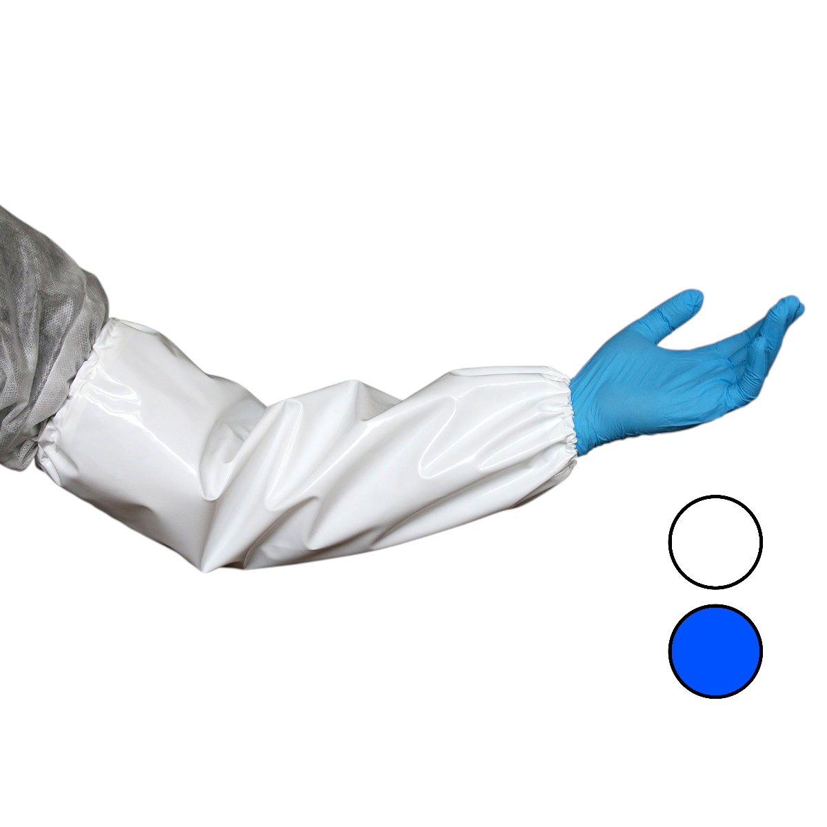 Нарукавник HACCPER Uretex 460х220 мм, 150 мкм, белый